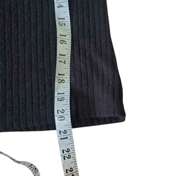 OGL Mock Neck Black Athleisure Stretch Lounge Gym Longsleeve Top S - Picture 3 of 7